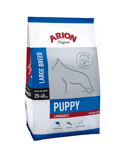 ARION Original Puppy Large Lamb&Rice 12 kg Hrana catei talie mare cu miel si orez