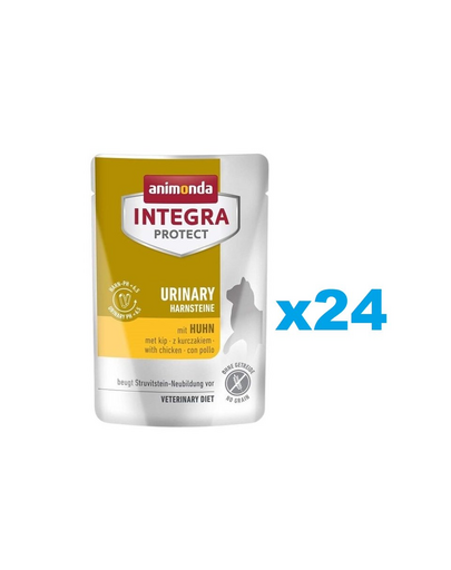 ANIMONDA Integra Protect Urinary Struvit with Chicken 24x85 g hrana dietetica pentru pisici, cu pui