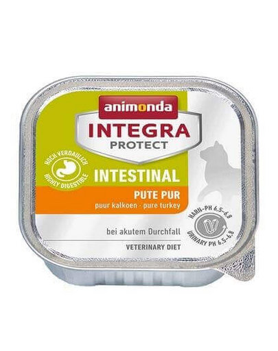 ANIMONDA Integra Protect Intestinal 16x100 g hrana pisici cu diaree acuta, curcan