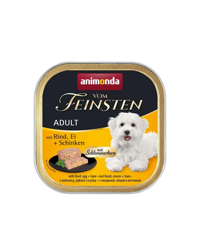 ANIMONDA Vom Feinsten Pate vită cu ouă și șuncă 150 g