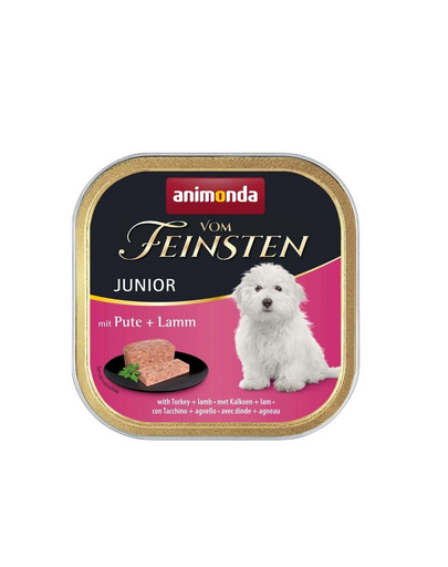 ANIMONDA Vom Feinsten Junior with Turkey&Lamb 150 g hrana caini juniori, curcan si miel