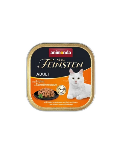 ANIMONDA Vom Feinsten z kurczakiem w sosie marchewkowym 32 x 100 g