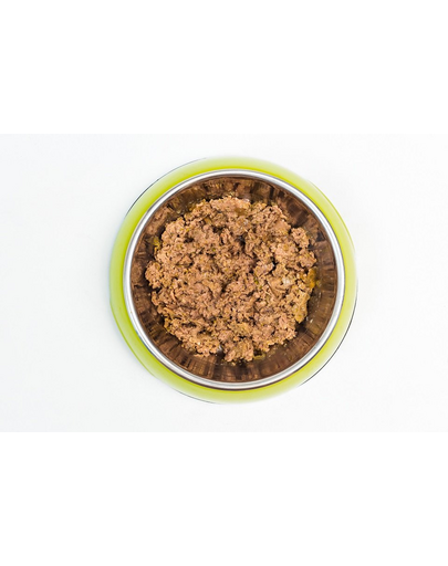 ARUBA Dog Organic hrana umeda caini, gasca, broccoli si afine 100 g