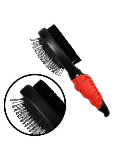 PET NOVA Perie dubla pentru caini M 5in1