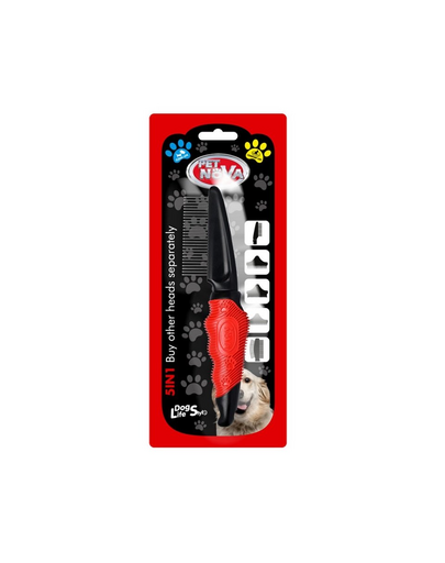 PET NOVA Pieptene pentru blana lunga M 5in1 27 dinti