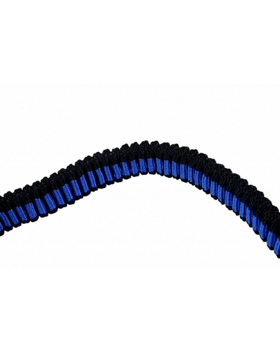 PET NOVA Lesa caini Bungee 2,5cm x 120-180cm, albastru