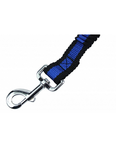 PET NOVA Lesa caini Bungee 2,5cm x 120-180cm, albastru