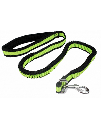 PET NOVA Lesa caini elastica BUNGEE, galben 120-180 cm / 2,5 cm