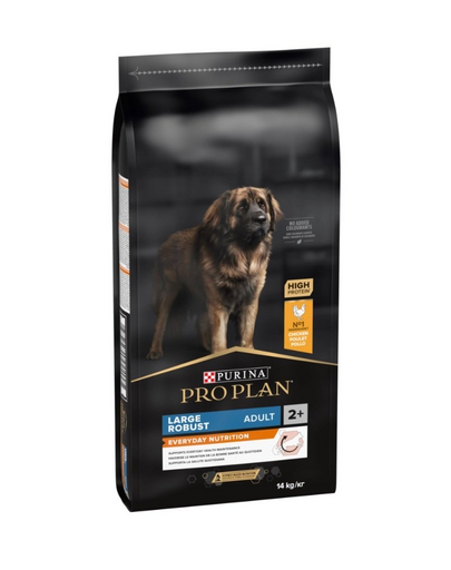 PURINA  PRO PLAN Large Robust Adult Sensitive Digestia Hrana uscata caini talie mare si robusta 14kg cu pui