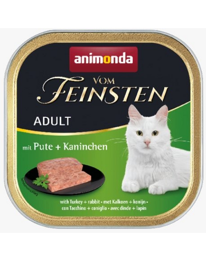 ANIMONDA Vom Feinsten Classic cu curcan și iepure 100 g