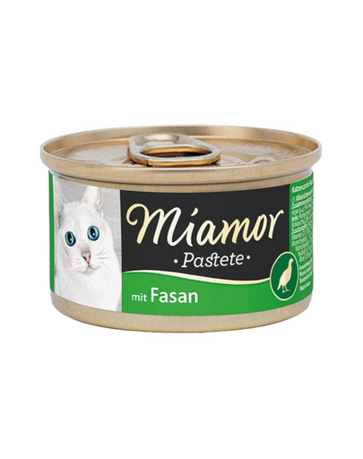 MIAMOR Pastete Pheasant 85g conserva pate pisica, cu fazan