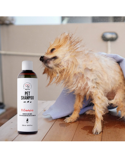PETS Shampoo Vitamin Sampon blana scurta 250 ml