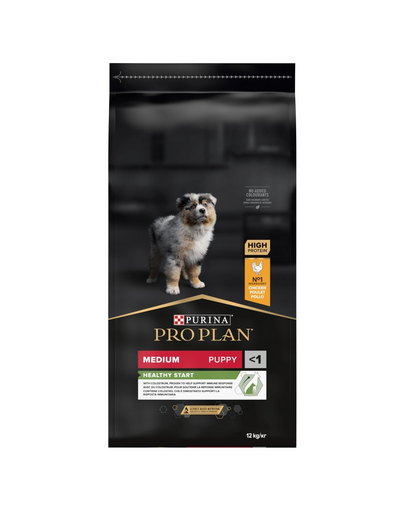 PURINA PRO PLAN MEDIUM PUPPY  Hrana uscata pentru catei talie medie 12kg