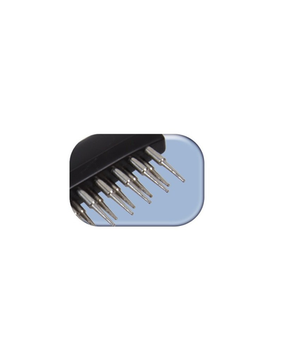TRIXIE Perie metal dublă pentru câini cu blana lungă 10 × 15 cm
