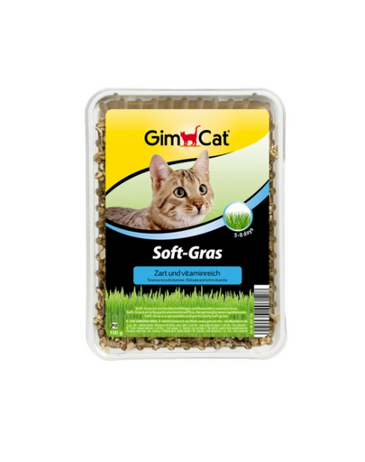 GIMCAT Soft Gras 100 g iarba pisica cu tulpini moi