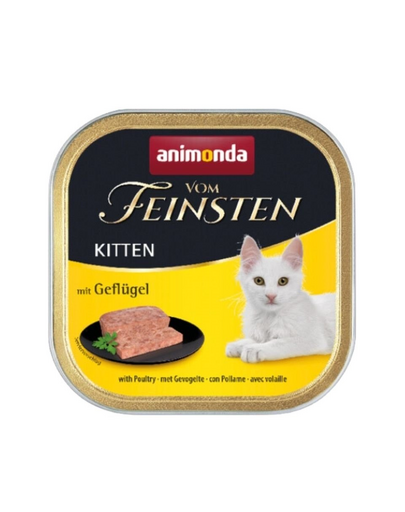 ANIMONDA vom Feinsten Kitten cu păsări de curte 100 gr