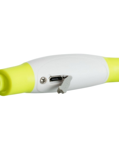 TRIXIE Zgarda caini luminoasa L–XL verde
