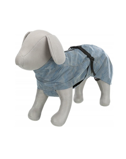 TRIXIE Lunas Haina ploaie caini XS 25 cm argintiu/albastru