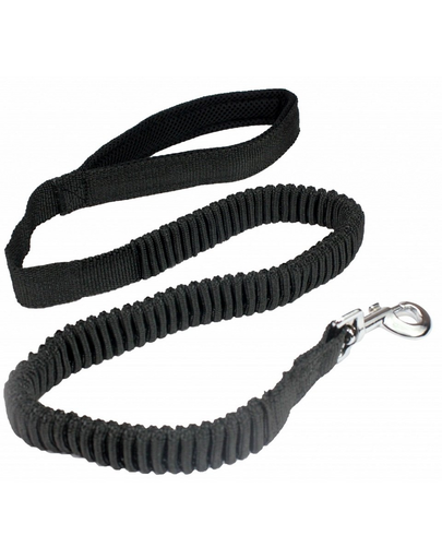 PET NOVA Lesa caini elastica BUNGEE 120-180cm/2.5 cm negru