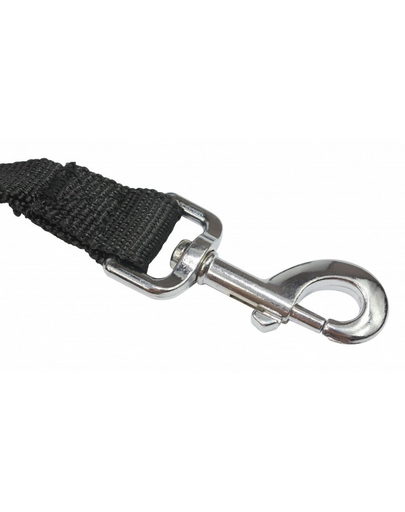 PET NOVA Lesa caini elastica BUNGEE 120-180cm/2.5 cm negru