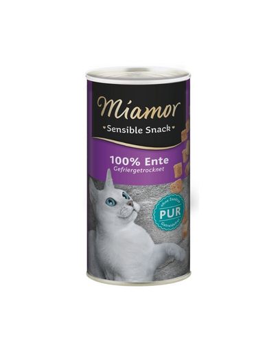 MIAMOR Sensible Snack Duck Pure 30g Recompense pentru pisici, cu rata