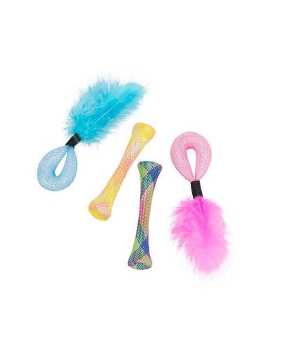 TRIXIE Set jucarii tuburi pentru pisici 4 buc.