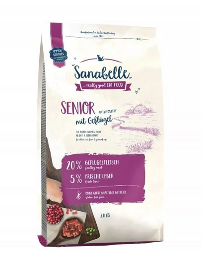 SANABELLE Senior Hrana uscata pisici senior, cu pasare 2 kg