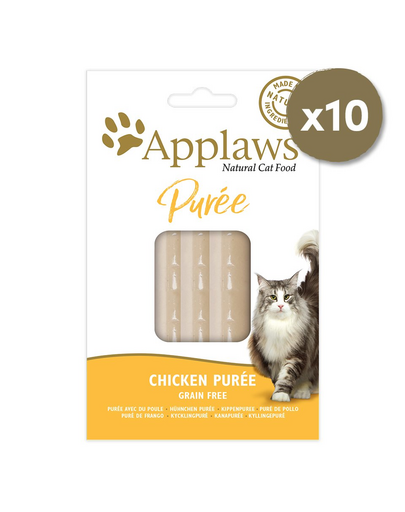 APPLAWS Cat recompense pentru pisici, cu pui 10 x (8 x 7) g