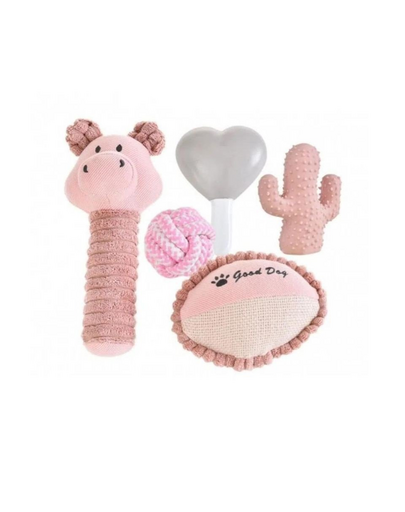 BARRY KING Set cadou pentru caini 5in1 roz