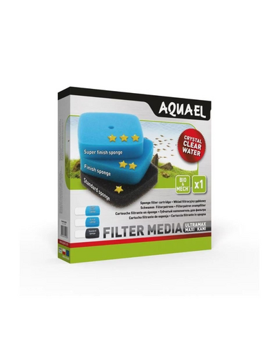 AQUAEL  SUPER FINISH SPONGE 45PPI cartus burete filtre Ultramax și Maxi Kani