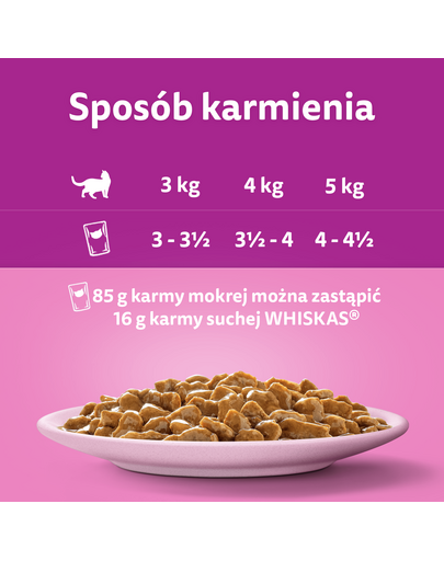 WHISKAS Adult plic somon in sos 28x85g hrana umeda pisici adulte