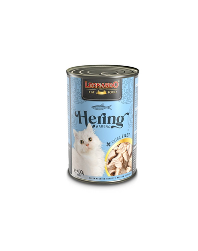 LEONARDO Hering cu file suplimentar 400 g