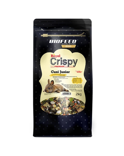 BIOFEED Royal Crispy Hrana premium pentru iepuri tineri 2 kg