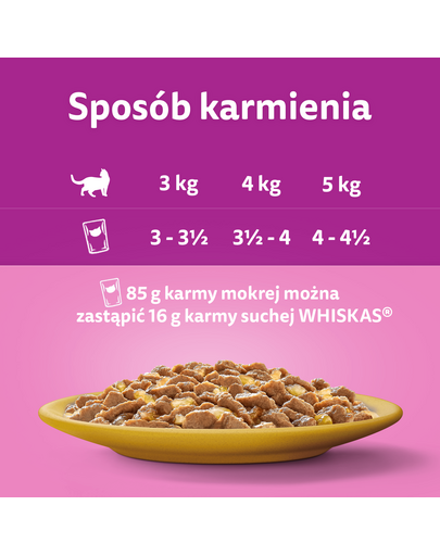WHISKAS Junior pliculete 28x85g hrana umeda pentru pisoi, cu pui in aspic