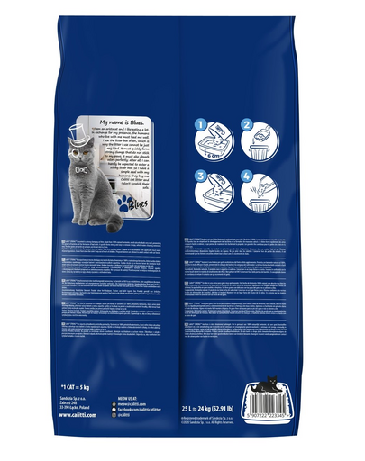 CALITTI Strong Unscented Așternut din bentonită inodor, pentru pisici 25 L