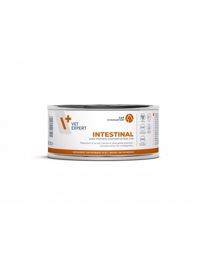 VET EXPERT Veterinary Diet Cat Intestinal 100 g hrana umeda veterinara pisici cu tulburari digestive