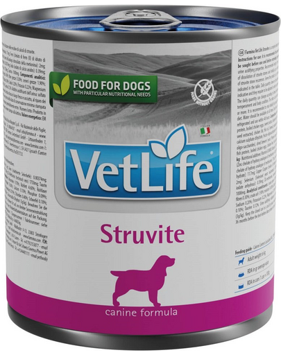 FARMINA VET Life Natural Diet Dog Struvite 300 g  Conserva hrana caine cu calculi de struvita