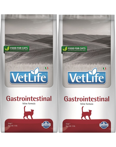 FARMINA Vet Life Cat Gastrointestinal 2x5 kg hrana pisici cu afectiuni digestive