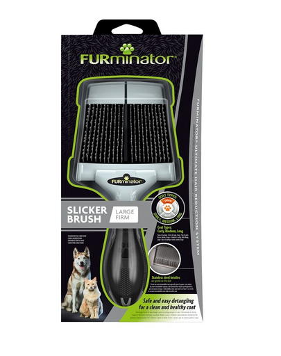 FURMINATOR Perie de netezire pentru caini si pisici L Firm