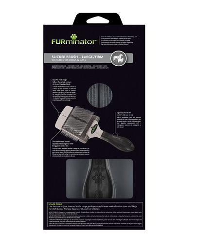 FURMINATOR Perie de netezire pentru caini si pisici L Firm