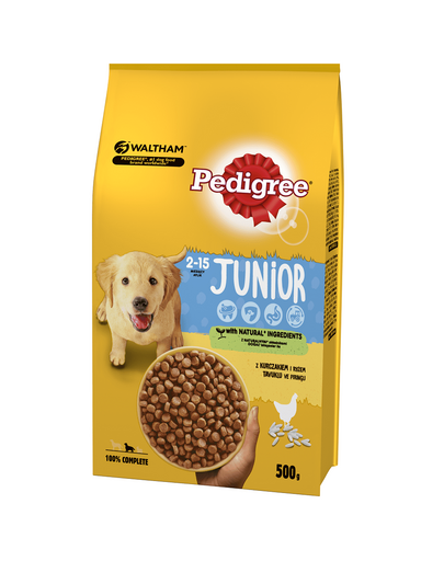 PEDIGREE Vital Protection Hrana uscata pentru caine junior, cu pui 500 g