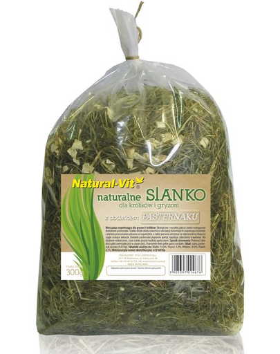NATURAL-VIT Fân pentru rozătoare cu păstârnac 300 g