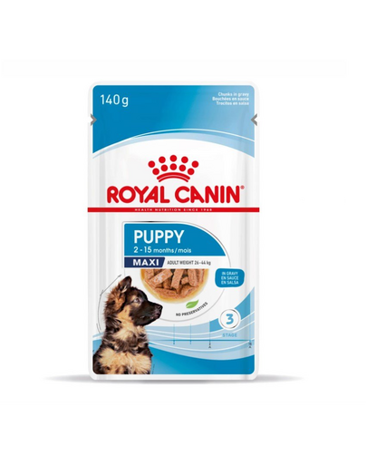 Royal Canin Maxi Puppy hrana umeda caine junior, 10 x 140 g