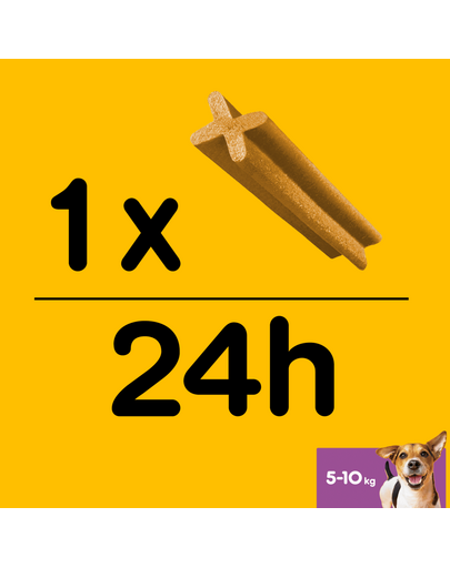 PEDIGREE DentaStix baton dentar caini talie mica 7 buc - 110g