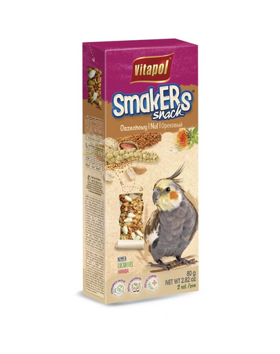 VITAPOL Smakers pentru nimfe - nuci 2 buc. 90 g