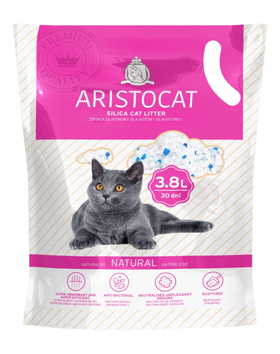 ARISTOCAT Litieră de silicon pentru pisici 30,4 l (8x3,8 l) neparfumată