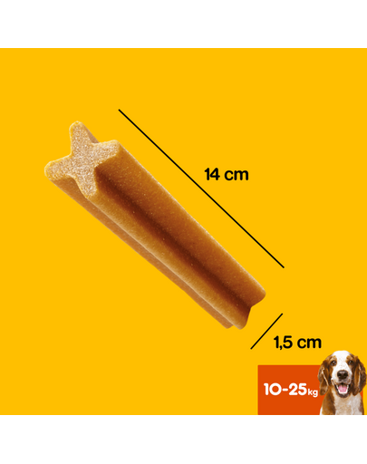 PEDIGREE DentaStix (rase medii) recompensa dentitie caini 112 buc - 16x180g