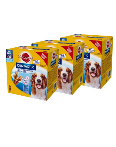 PEDIGREE Dentastix recompene caini talie medie 24x180 g