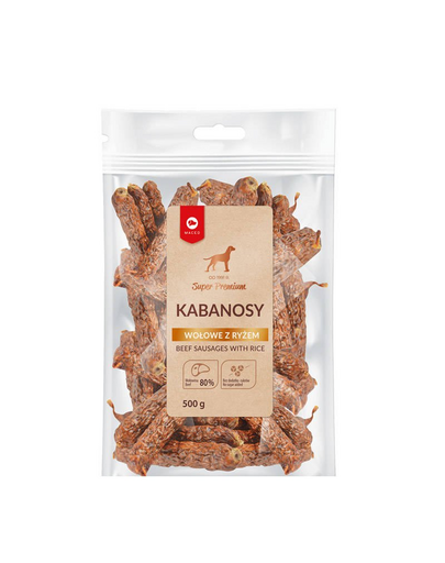 MACED Super Premium Carnaciori pentru caini, cu vita si orez 500 g
