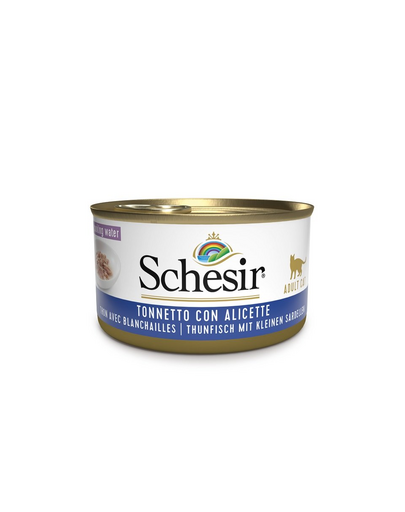 SCHESIR hrana umeda pentru pisici cu ton, goby si orez 85 g